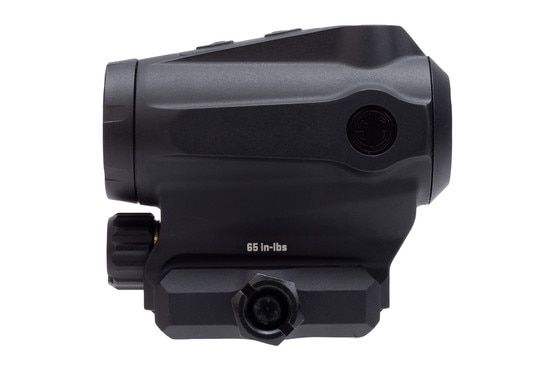 Lightweight and versatile red dot optic with integrated mount.